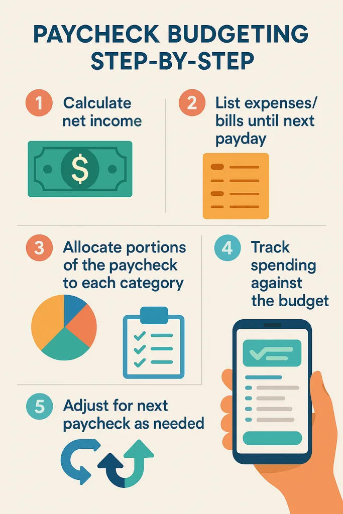How to Budget Paycheck to Paycheck: A Step-by-Step 2025 Guide for Americans how to budget paycheck